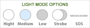 Tactical Flashlight with Strobe Light Mode