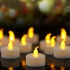 LED Tealight Flameless Candles with Batteries (24 Pack) - Thumbnail Image 4