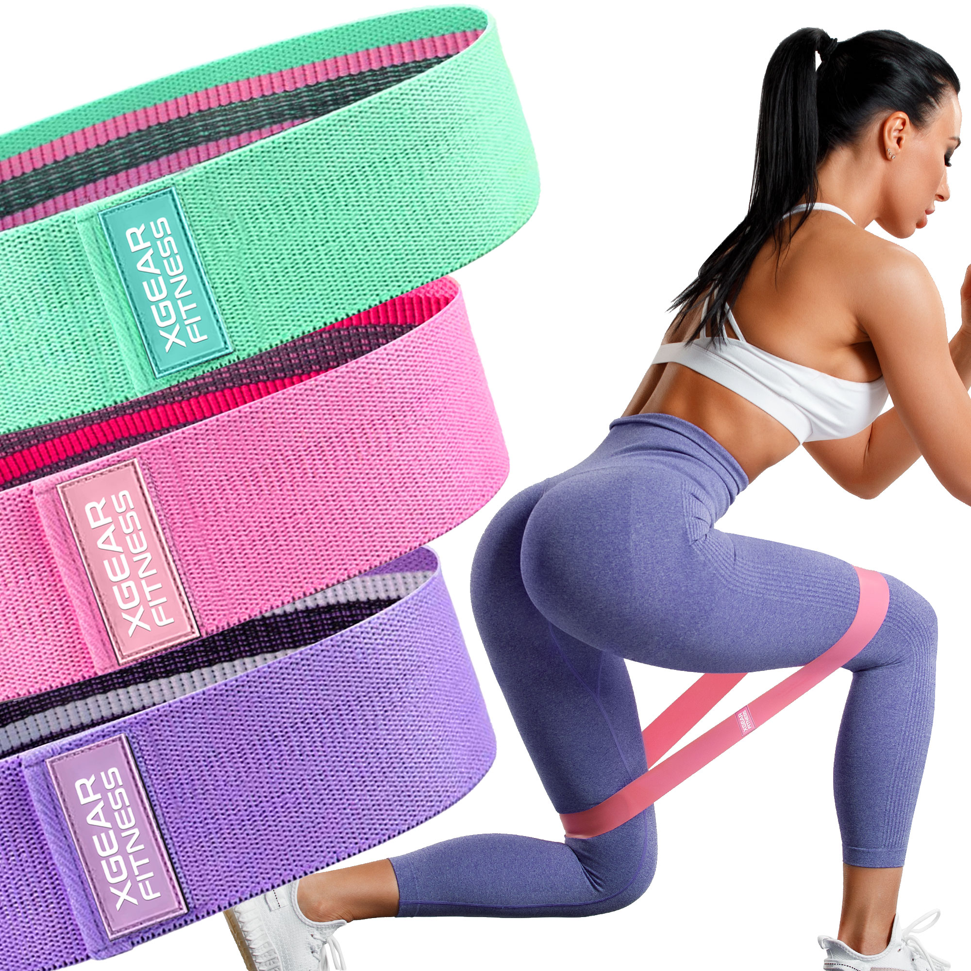 Butt and Hip Exercise Bands for Women Best for Pilates Yoga Resistance