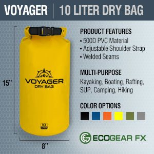 dry bag kayaking 10 liter