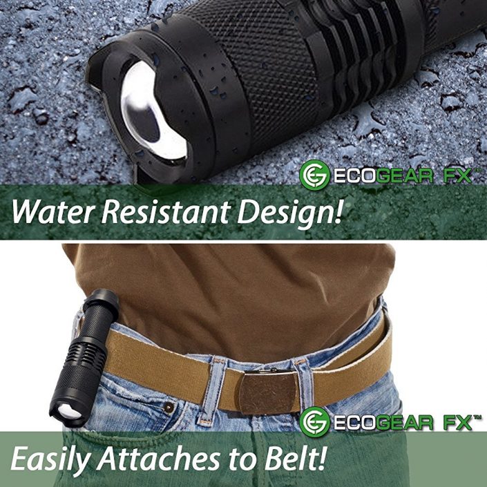 Best EDC Tactical Flashlight with Strobe Mini Everyday Carry Flashlight