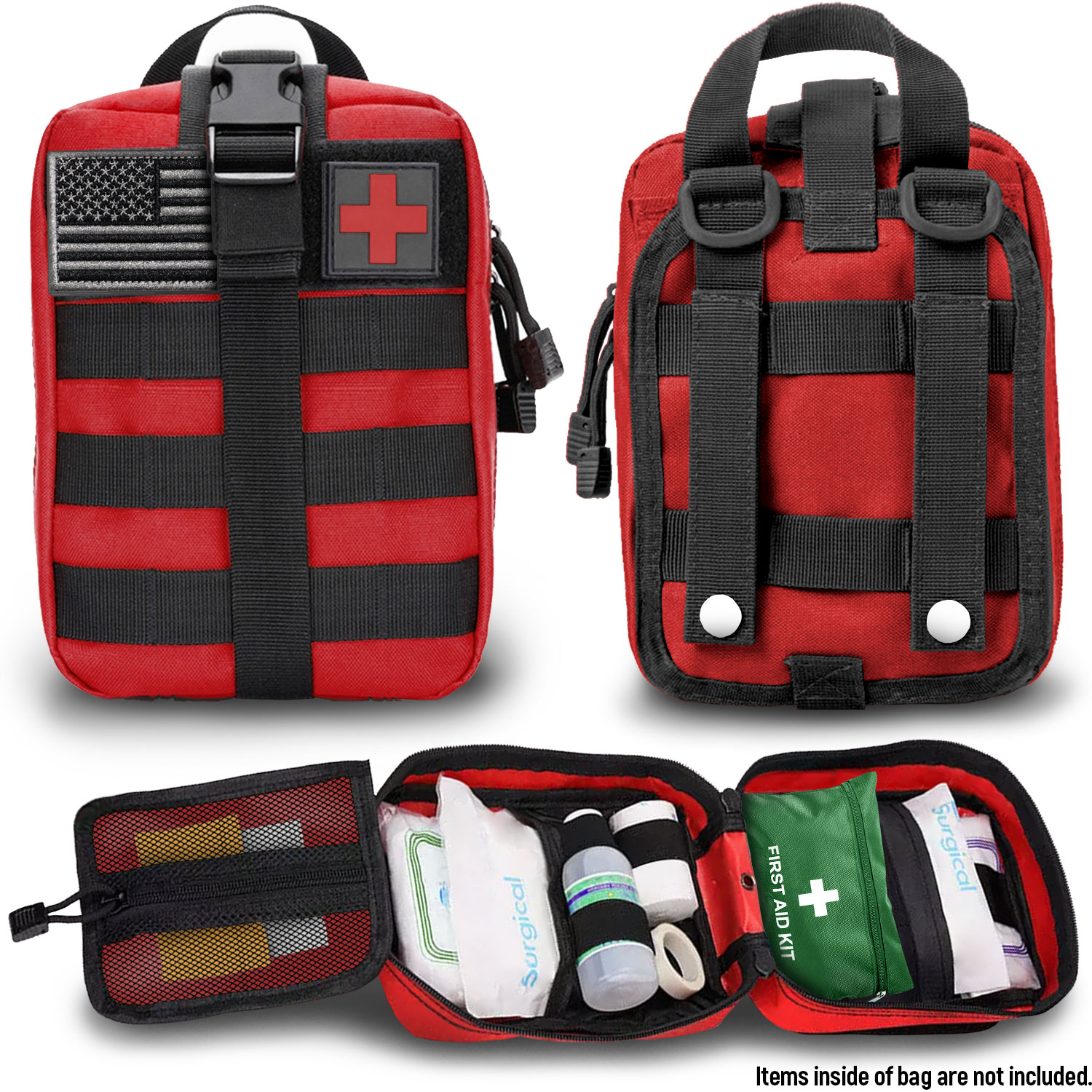 Small IFAK Pouch for Medical Tactical First Aid Kit EMT Bag