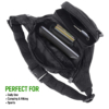 tactical waist pack black