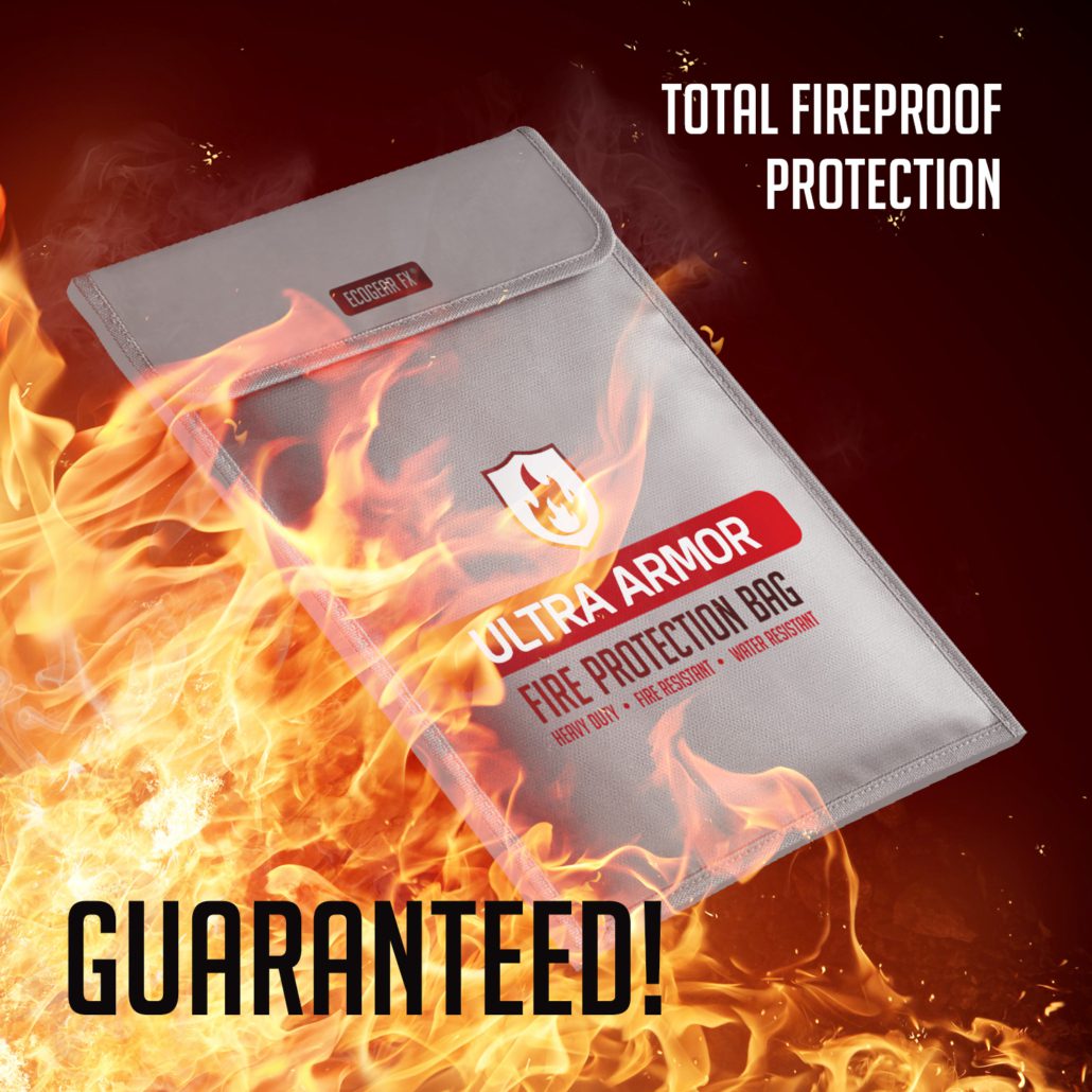 Fireproof Document Bag Fireproof Bag for Documents Water Reistant