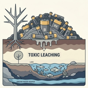Environmental Impact of alkaline batteries