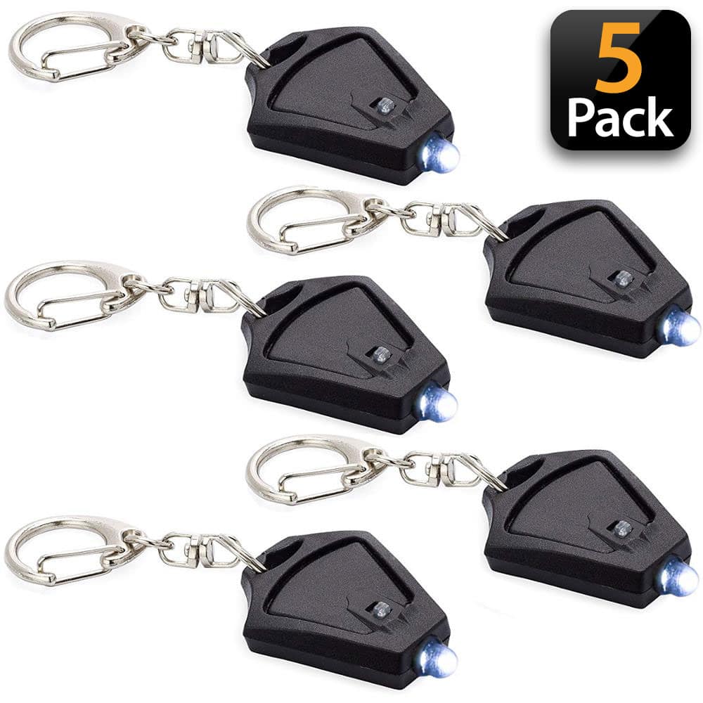 Bright Mini LED Keychain Flashlight Small LED Light Key Ring