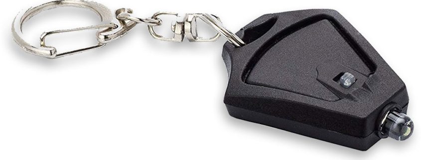 LED keychain flashlight for keys