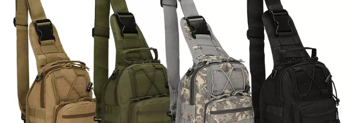 5 liter tactical shoulder sling bag in multiple colors