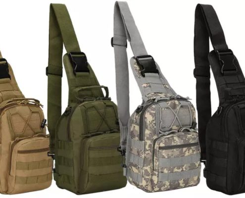 mens tactical shoulder sling bag