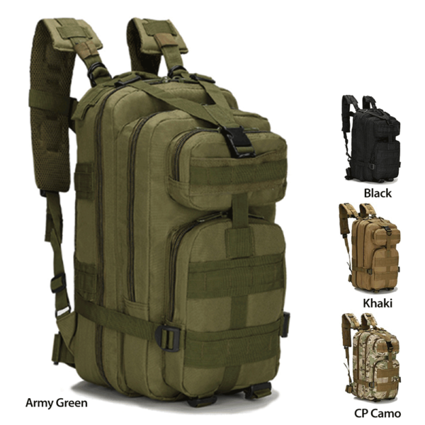 Small Tactical Backpack Assault Daypack Bag | Bugout Survival Backpack