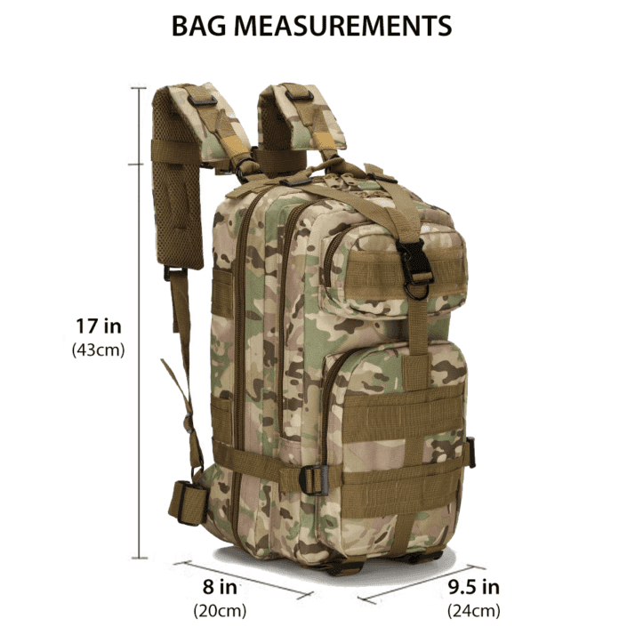 Small Tactical Backpack Assault Daypack Bag Bugout Survival Backpack
