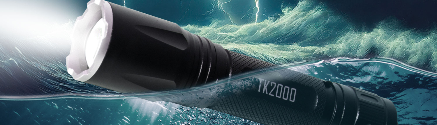 compact rechargeable LED flashlight