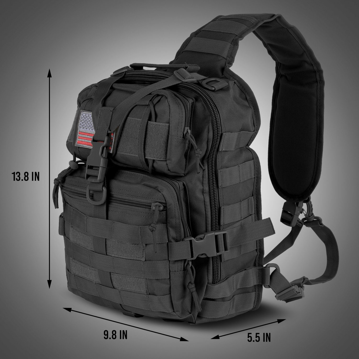 Pistol Range Sling Bag Shooting EDC Backpack EcoGear FX