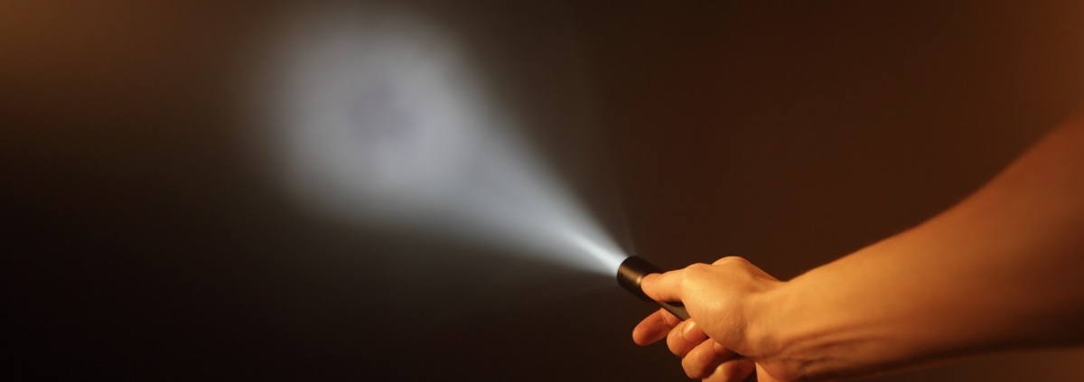 small handheld LED flashlight