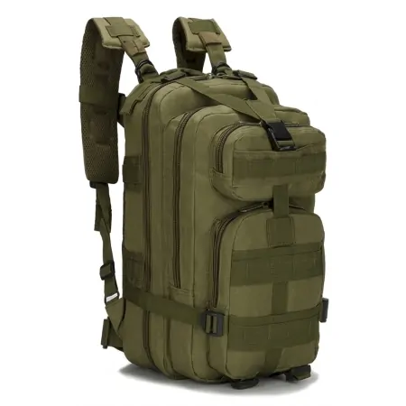 tactical backpack 40 liter army green with USA flag patch