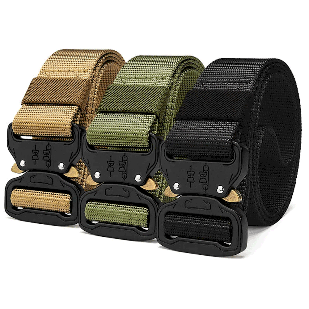 Nylon Riggers Belts for Cargo Pants QINGYUN Tactical Rigger Belt,1.5 Inch Quick Release Heavy Duty Tactical Belt for Men 