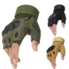 tactical hard knuckle gloves half