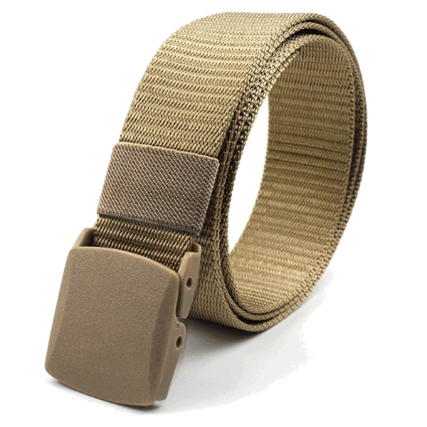 Men's Military Adjustable Nylon Belt with Plastic Buckle - XG-TB2