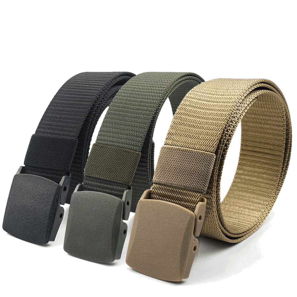 Military Belt Canvas Belt Web Belt Non Leather Belt One Size fits all,  1-1/2(38mm) Wide