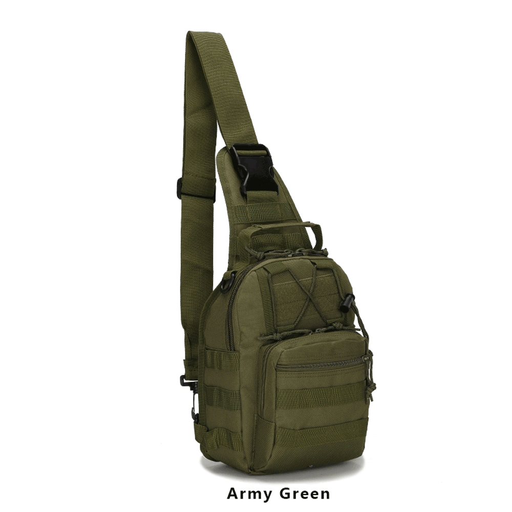 army green sling bag