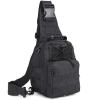 EDC Tactical Sling Chest Bag (5 Liter), black on white background