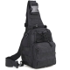 EDC Tactical Sling Chest Bag (5 Liter), black on white background