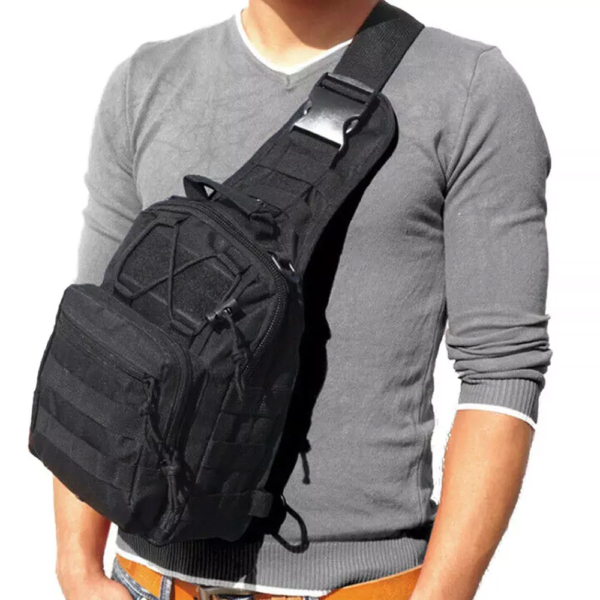  SWEET TANG Casual Sling Backpack Chest Shoulder Board