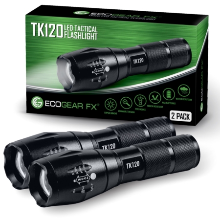 LED Tactical Flashlight with Strobe