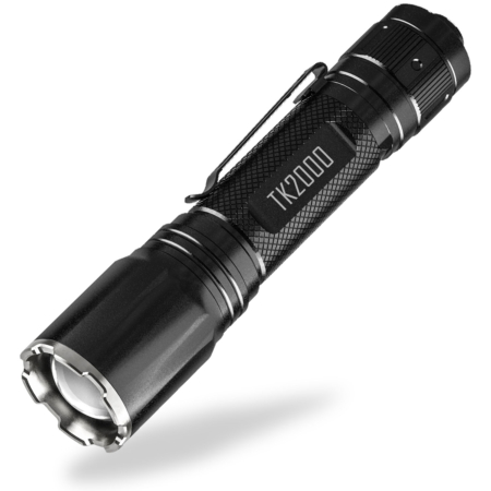 USB rechargeable flashlight LED tactical