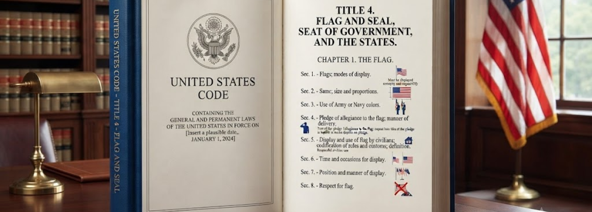 The U.S. Flag Code (Title 4, Chapter 1 of the United States Code)