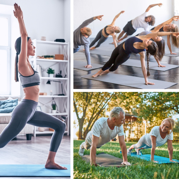 Thick Travel Yoga Mat by XGear Fitness Best Washable Exercise Pad