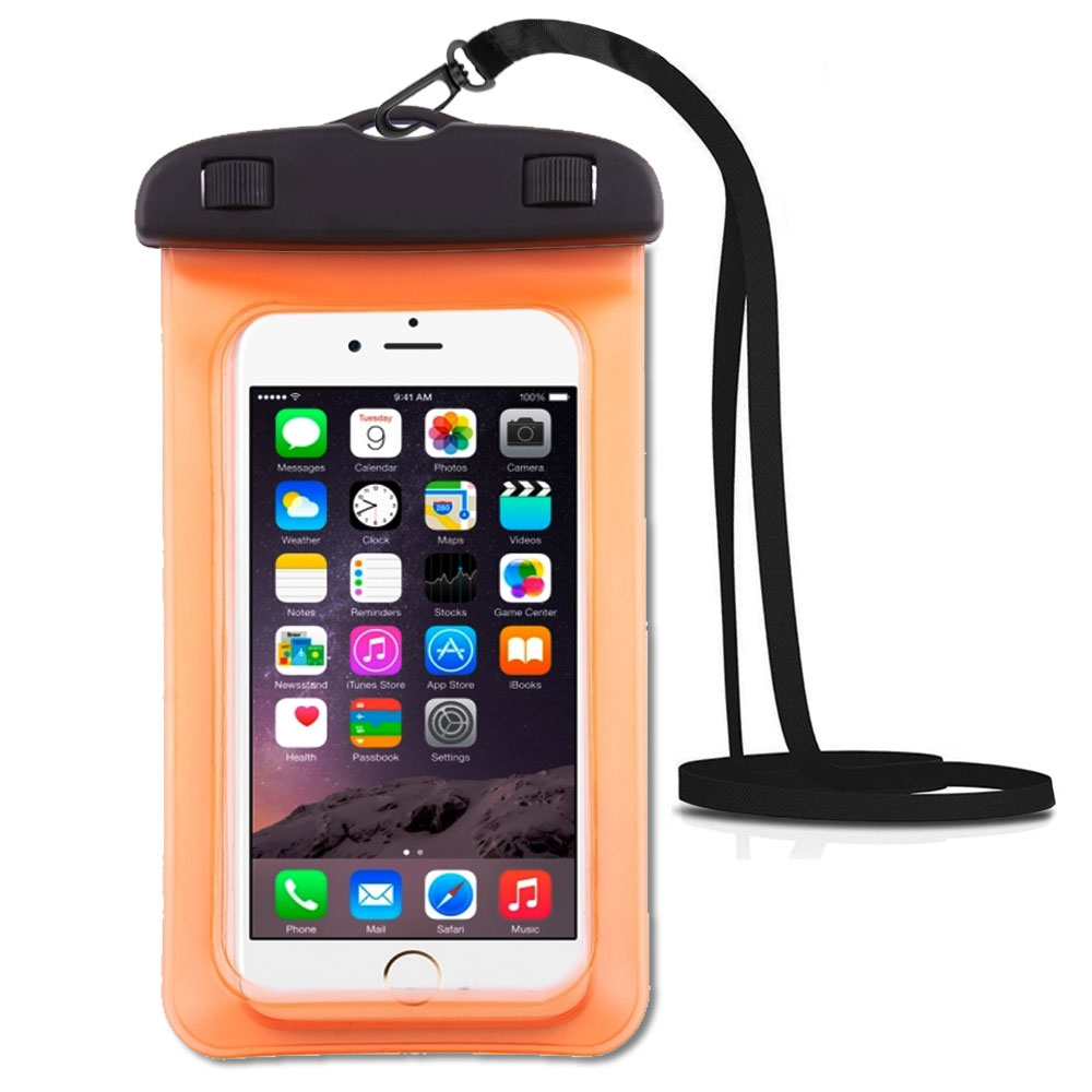 waterproofphonebagorange EcoGear FX